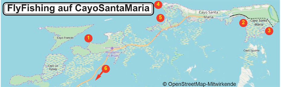 Fliegenfischen auf Cayo Santa Maria